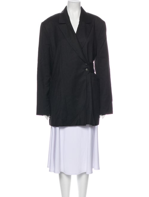 Ganni Wool Coat Wool