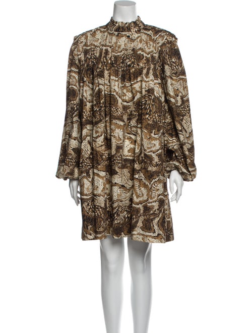 Ganni Paisley Print Mini Dress