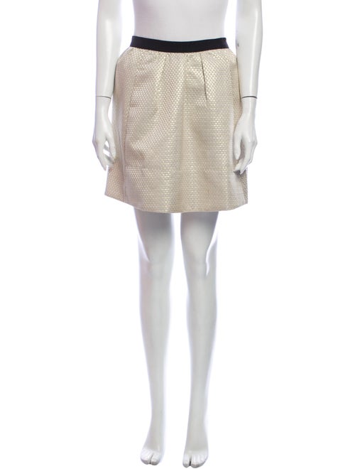 Ganni Mini Skirt Metallic