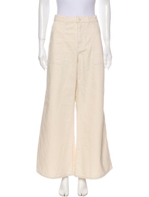 Ganni High-Rise Wide Leg Jeans