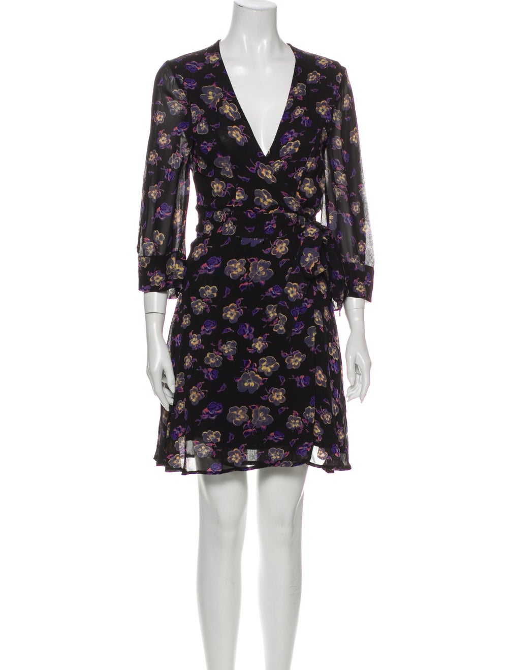 Ganni Floral Print Mini Dress - image 1
