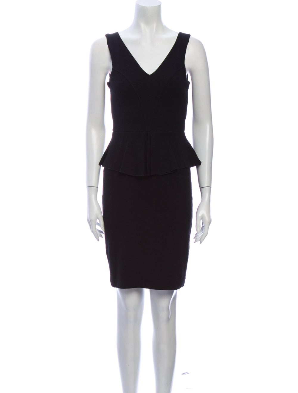 Ganni V-Neck Mini Dress - image 1