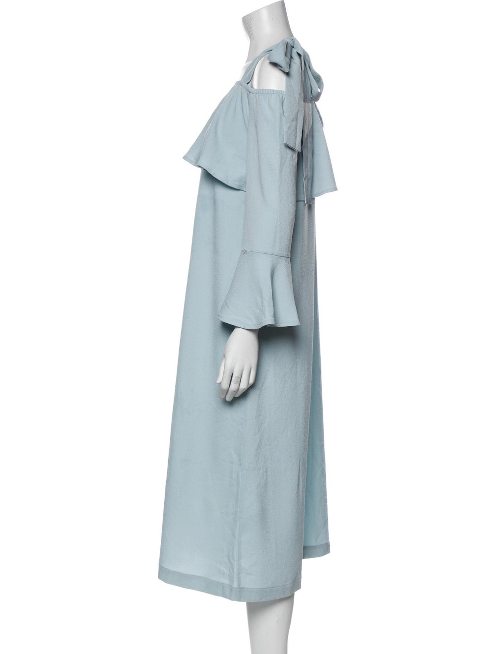 Ganni Off-The-Shoulder Midi Length Dress w/ Tags - image 2