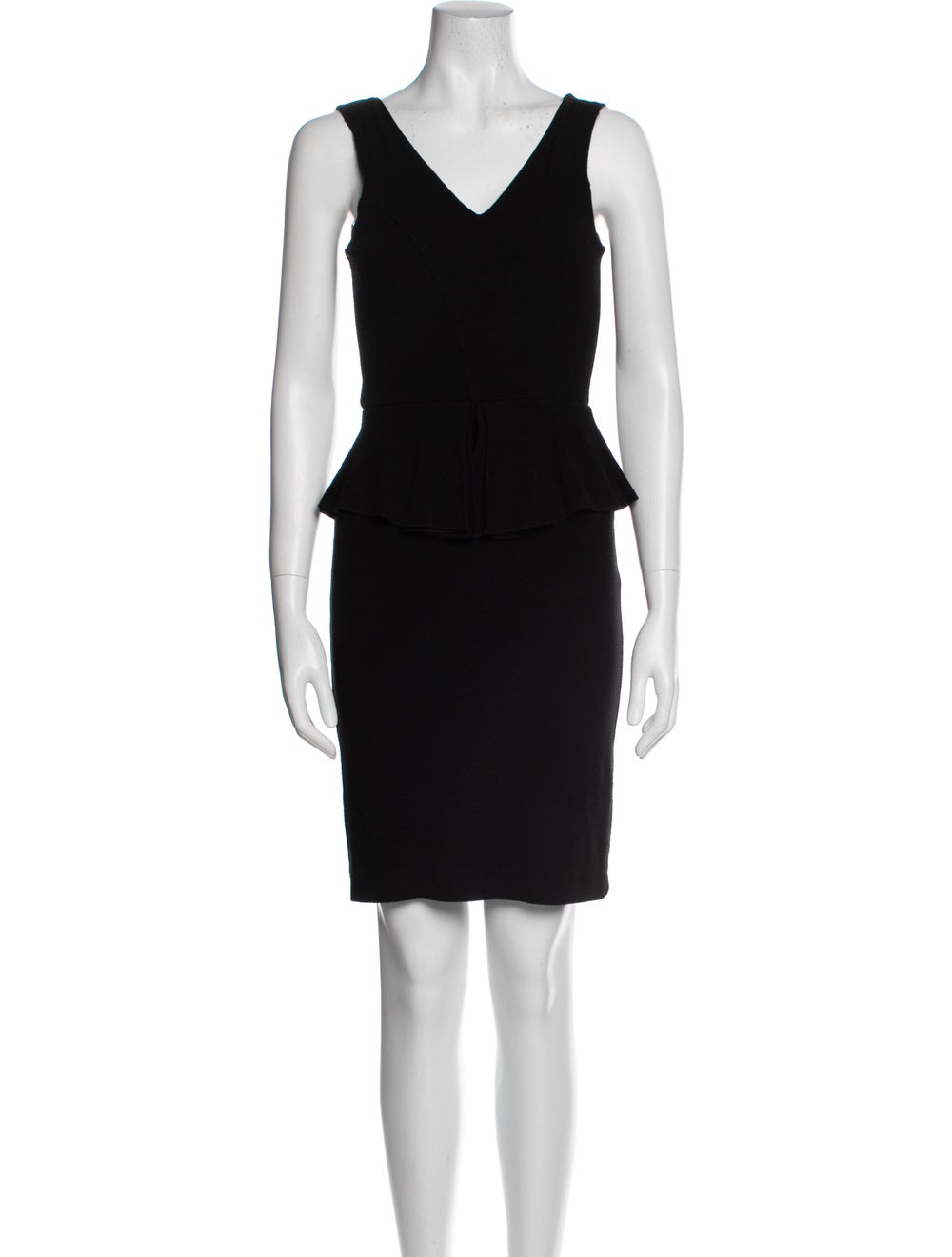Ganni V-Neck Mini Dress - image 1