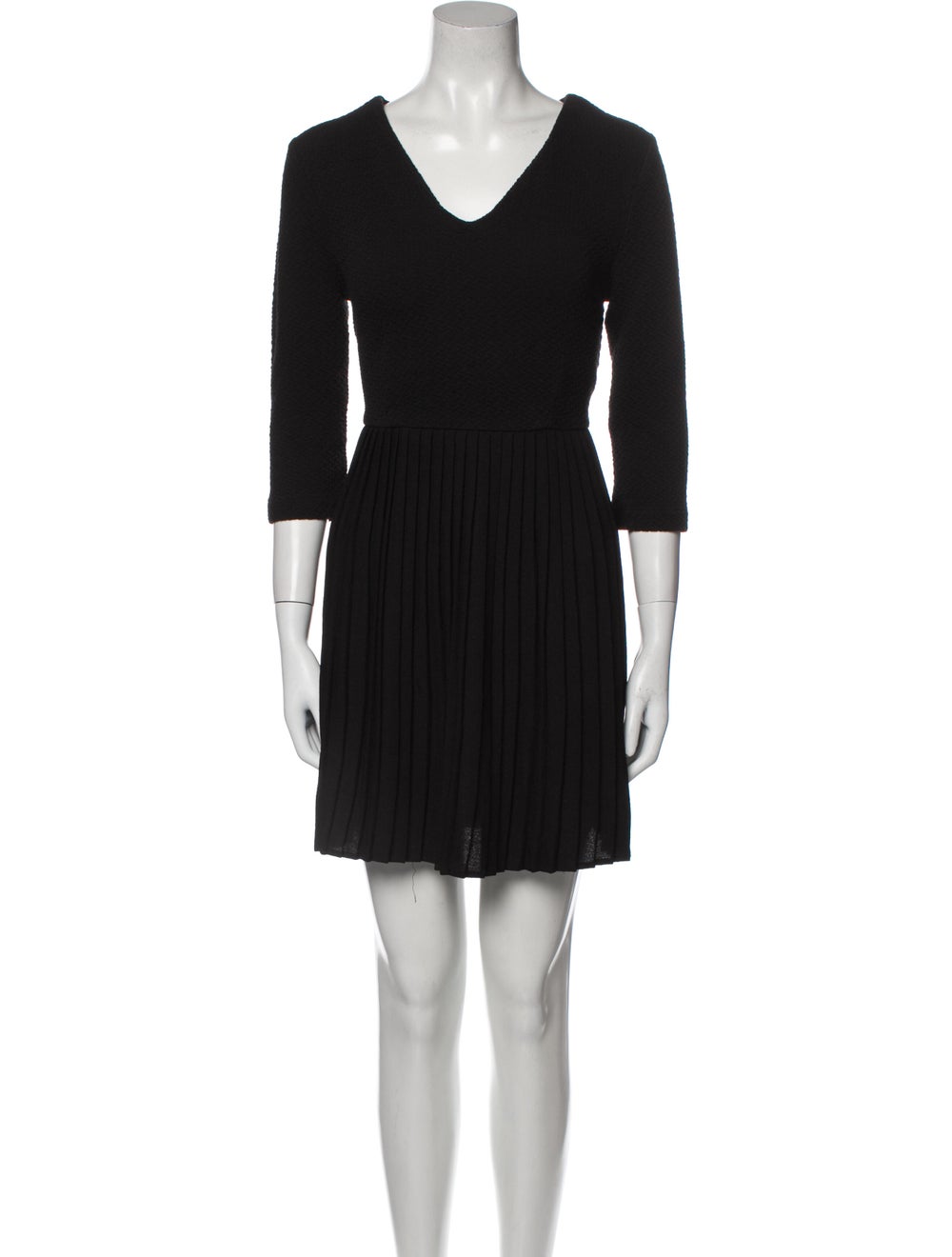 Ganni V-Neck Mini Dress - image 1