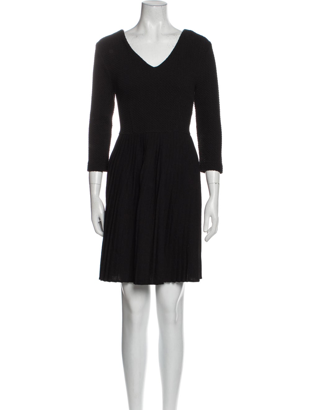 Ganni V-Neck Mini Dress - image 1
