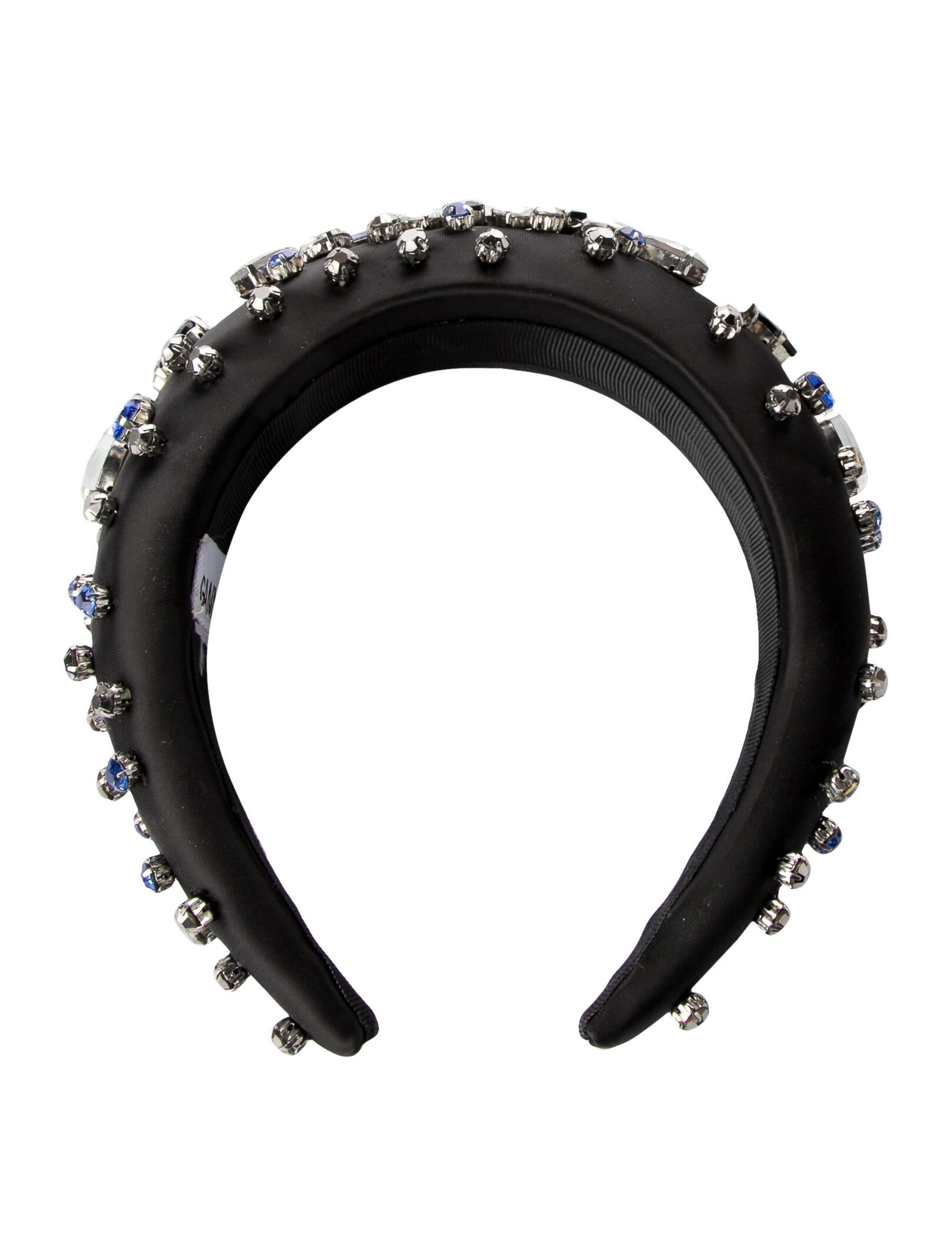 Ganni Crystal Embellished Padded Headband