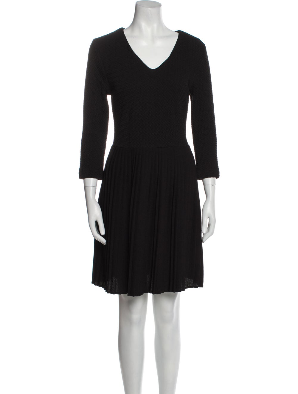 Ganni V-Neck Mini Dress - image 1