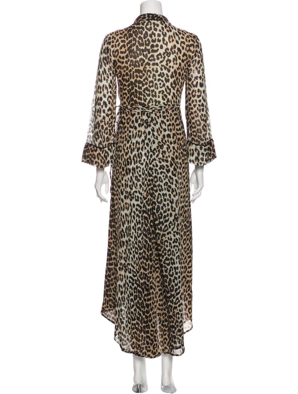 Ganni Animal Print Long Dress - image 3
