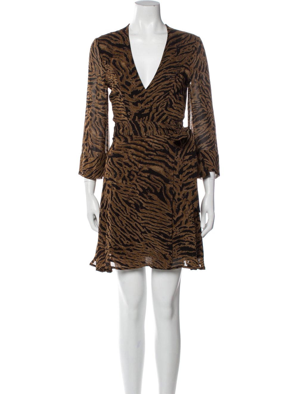 Ganni Animal Print Mini Dress w/ Tags - image 1