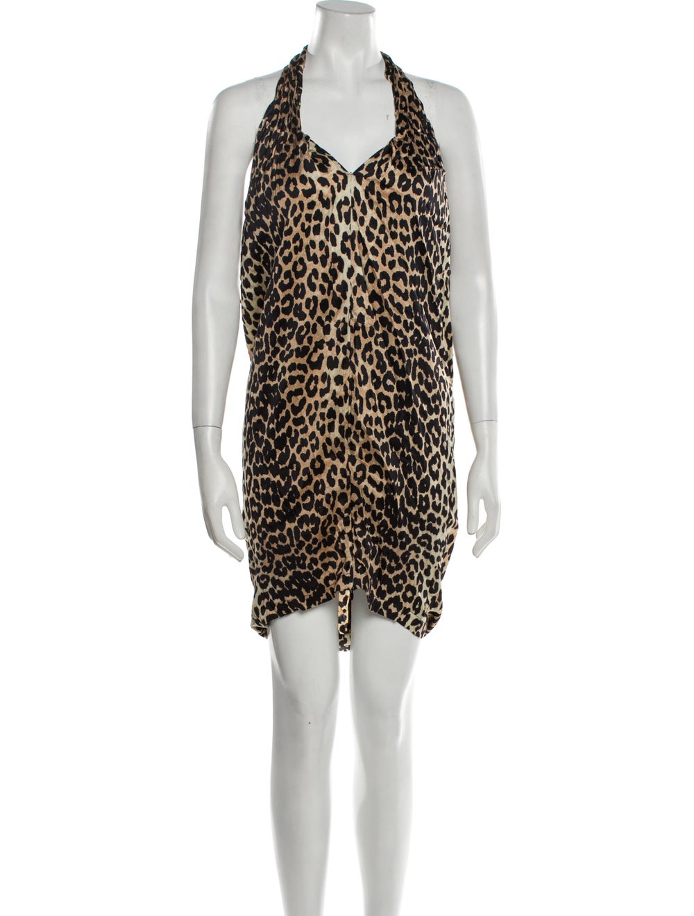Ganni Silk Mini Dress - image 1