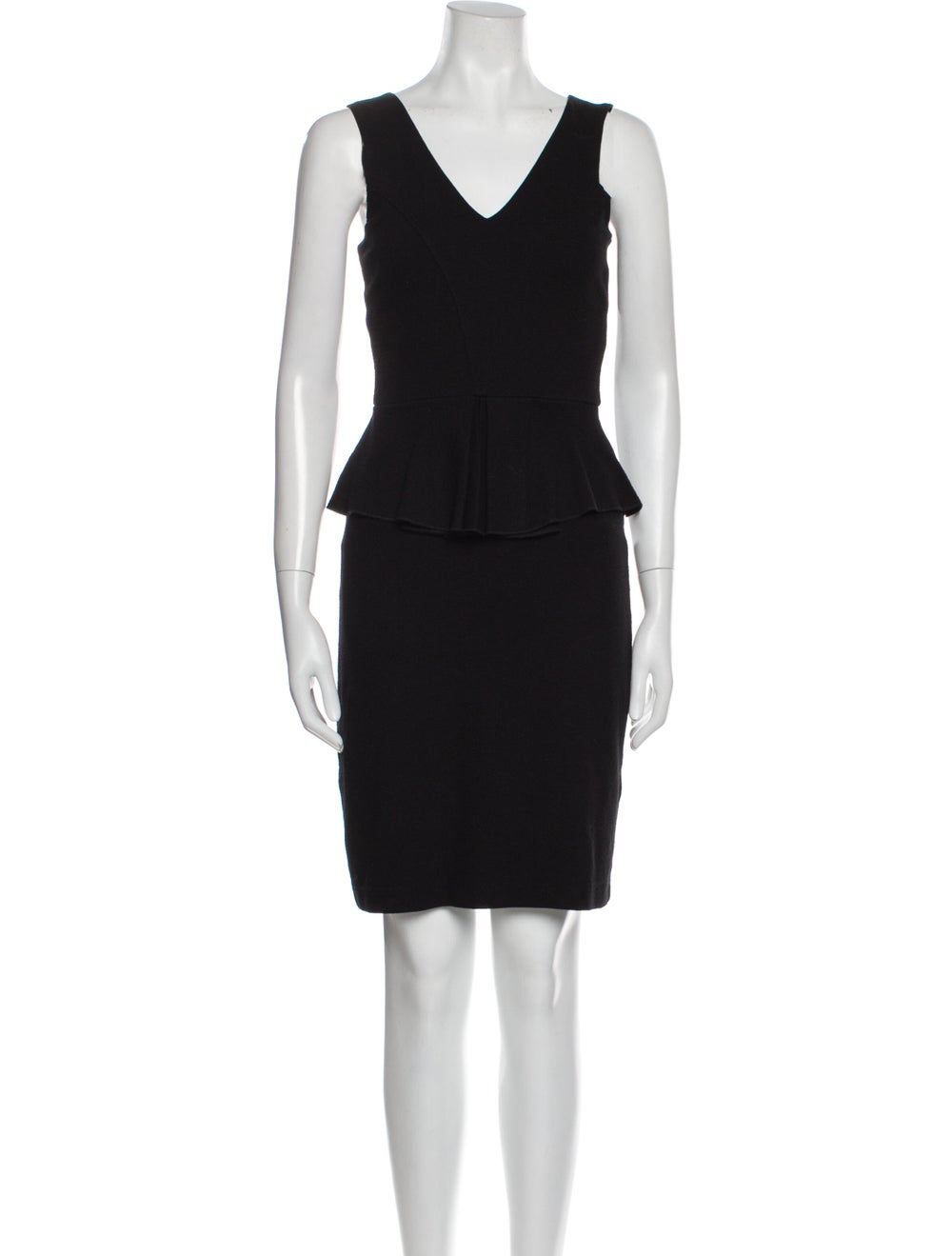 Ganni V-Neck Mini Dress - image 1