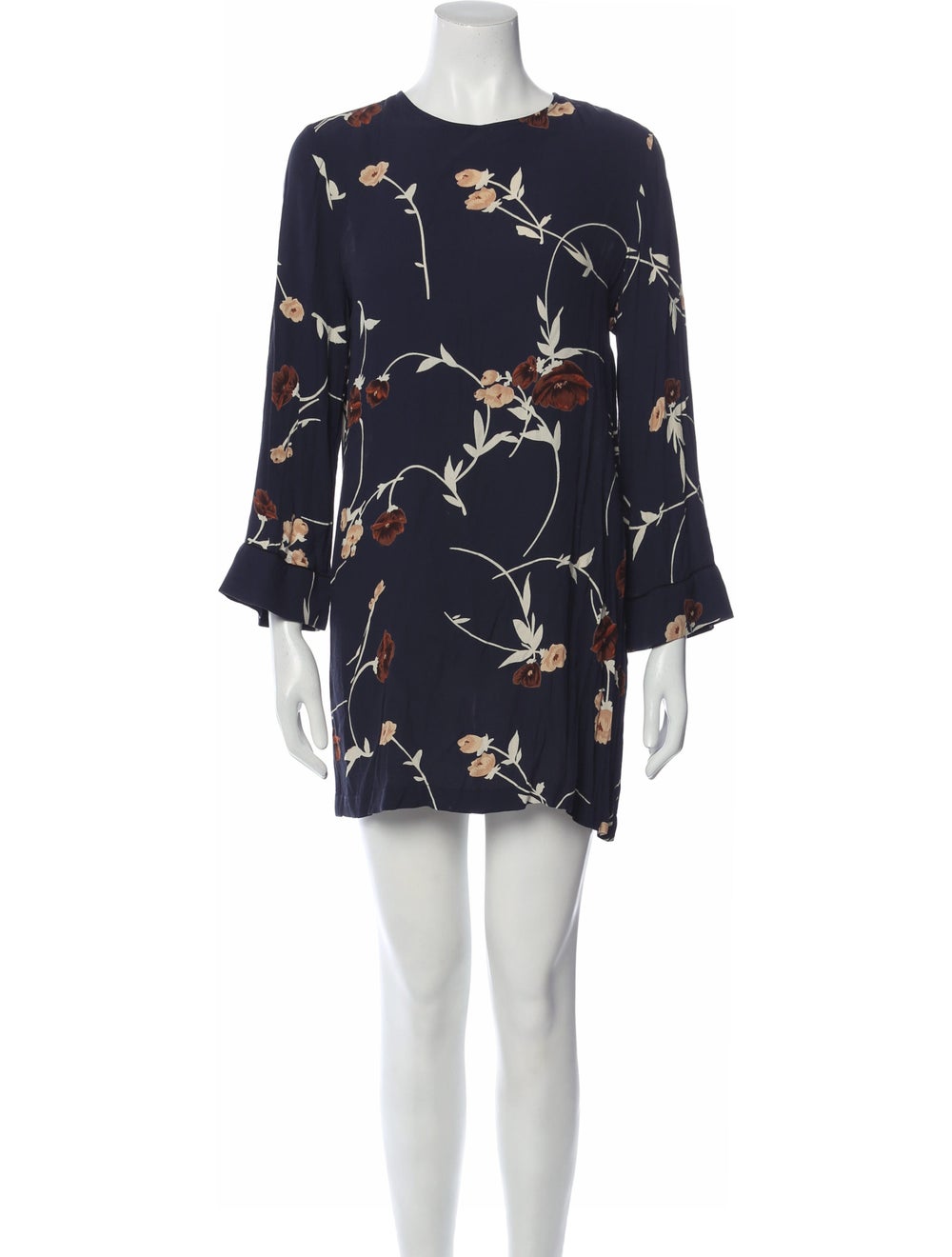 Ganni Floral Print Mini Dress - image 1