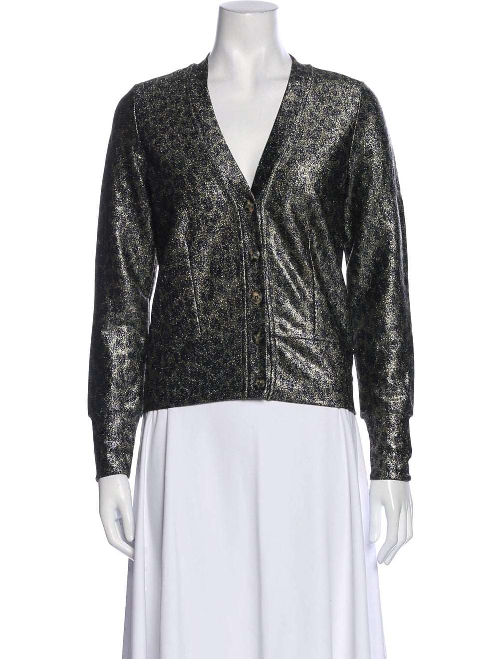 Ganni V-Neck Sweater - image 1