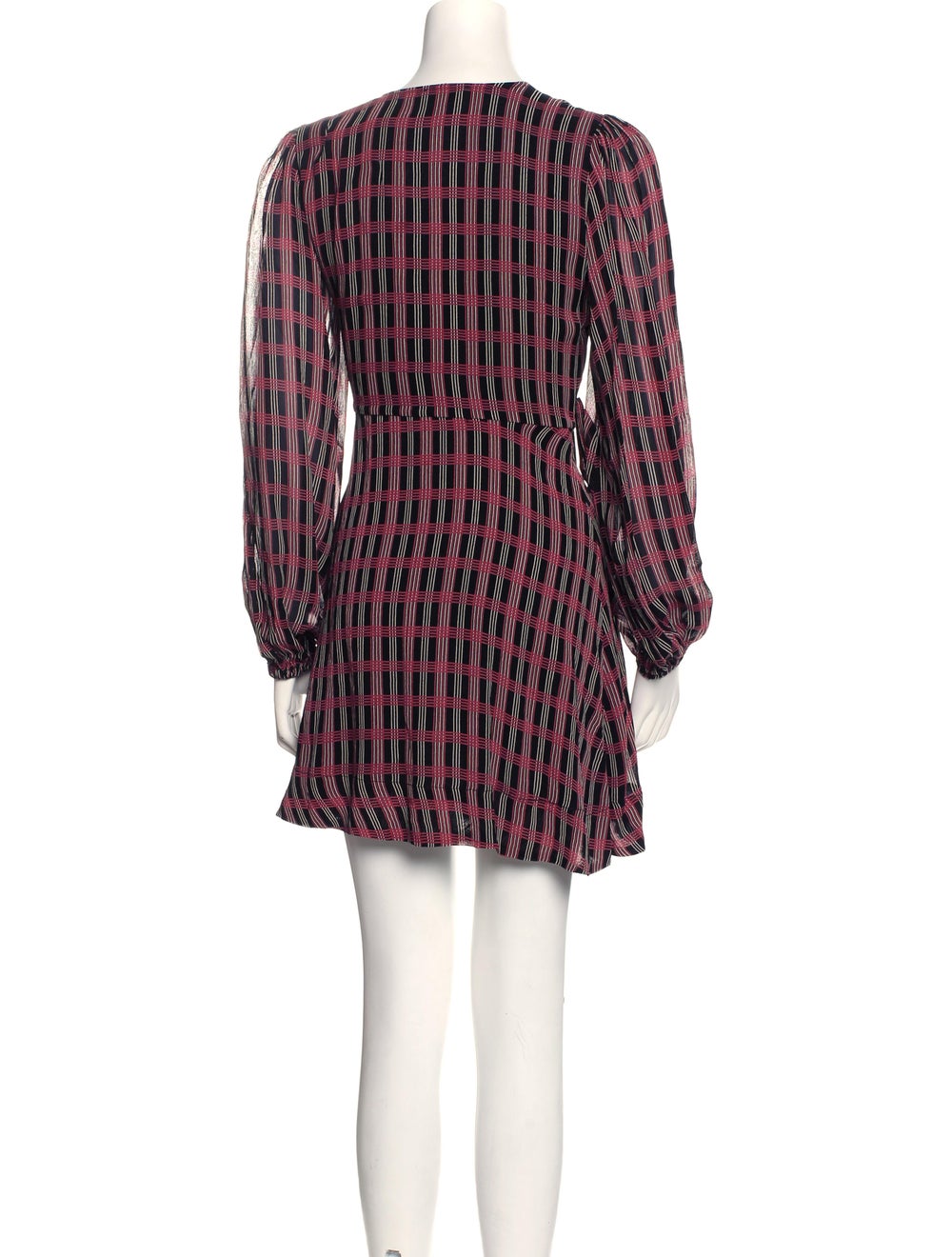 Ganni Plaid Print Mini Dress - image 3