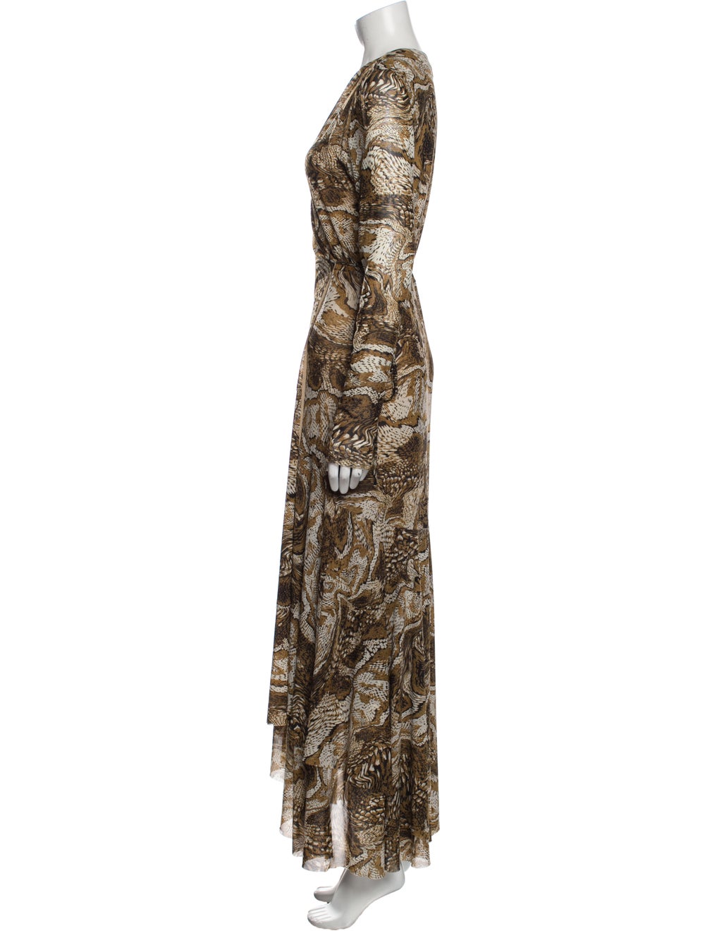 Ganni Animal Print Long Dress - image 2