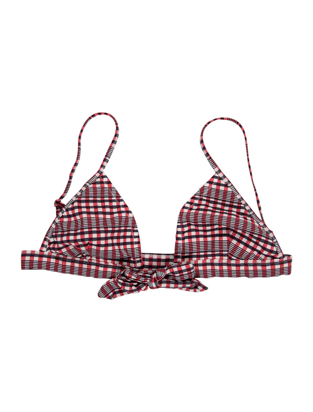 Ganni Plaid Print Top - image 1