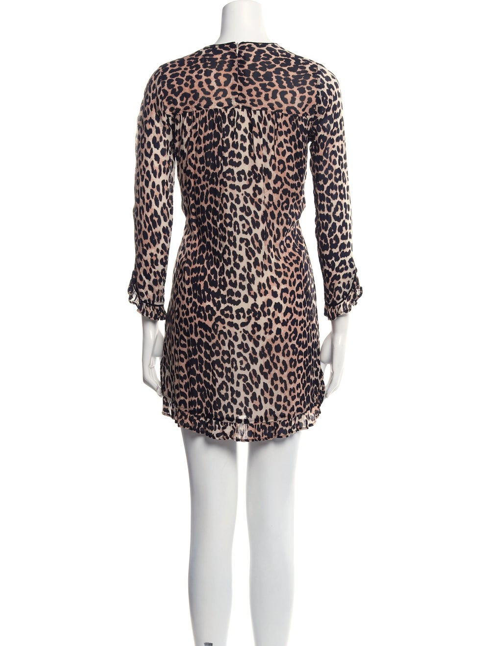 Ganni Animal Print Mini Dress - image 3