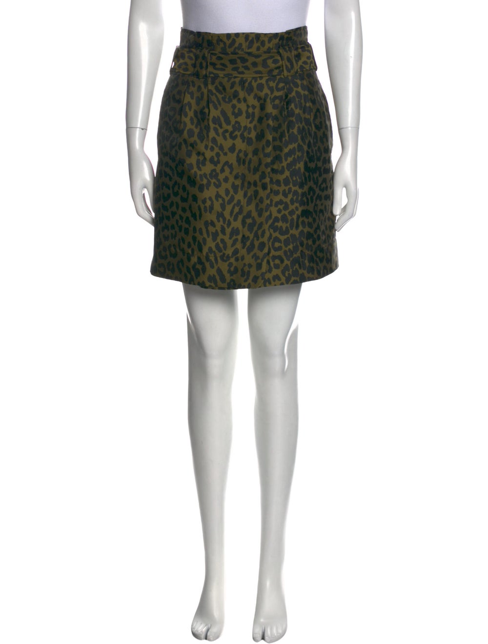 Ganni Animal Print Mini Skirt - image 1