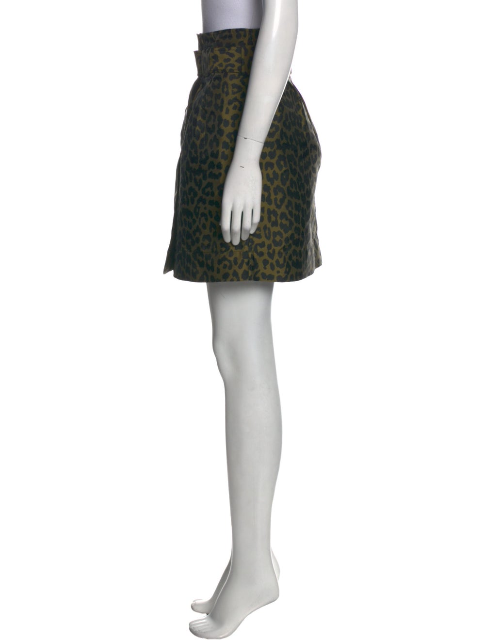 Ganni Animal Print Mini Skirt - image 2