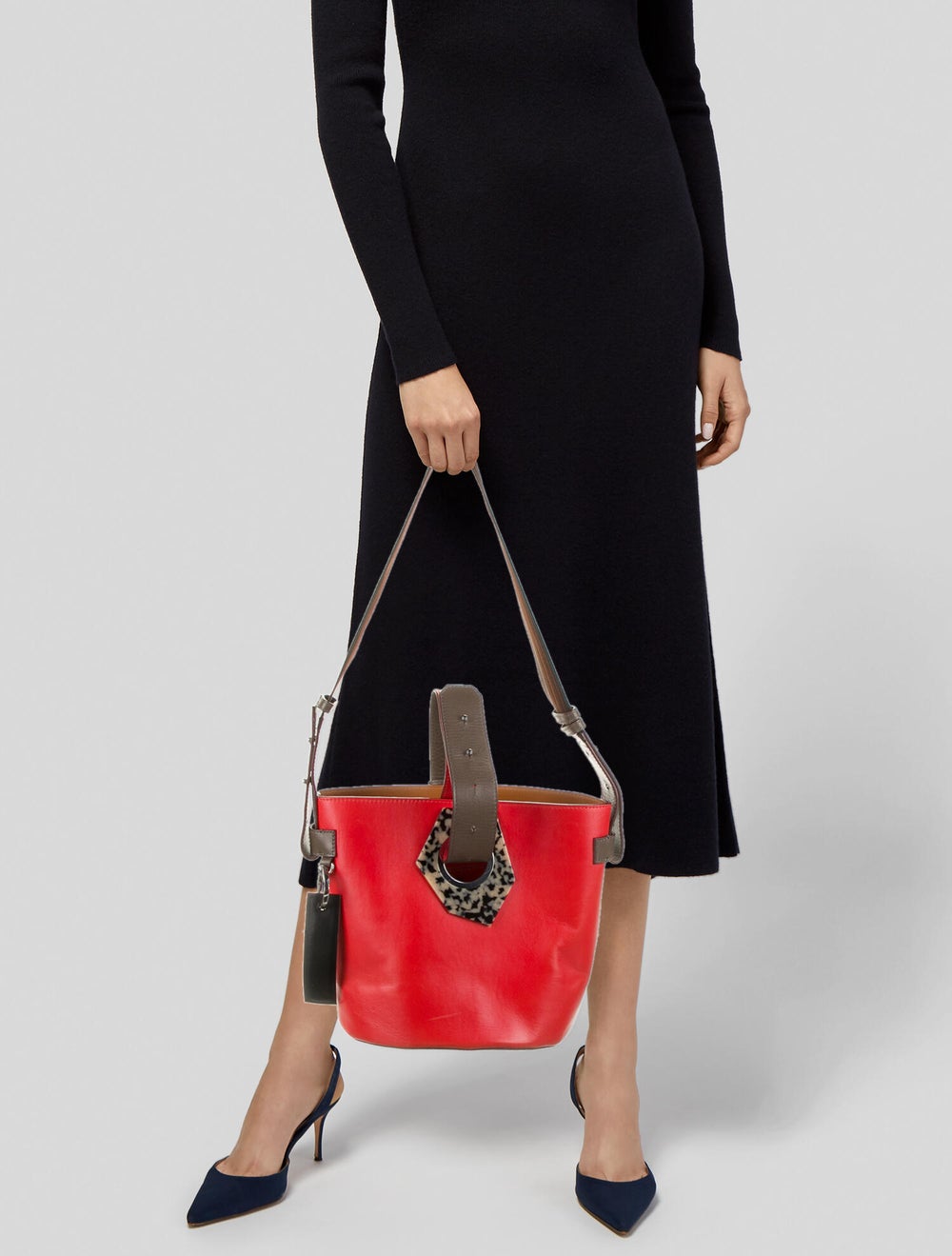Ganni Leather Bucket Bag - image 2