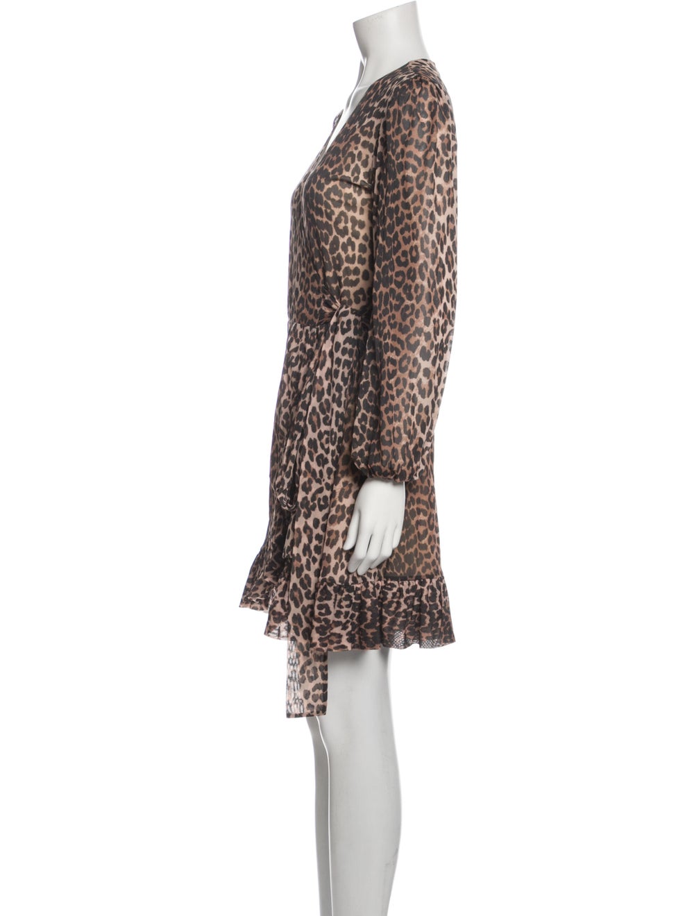 Ganni Animal Print Mini Dress - image 2