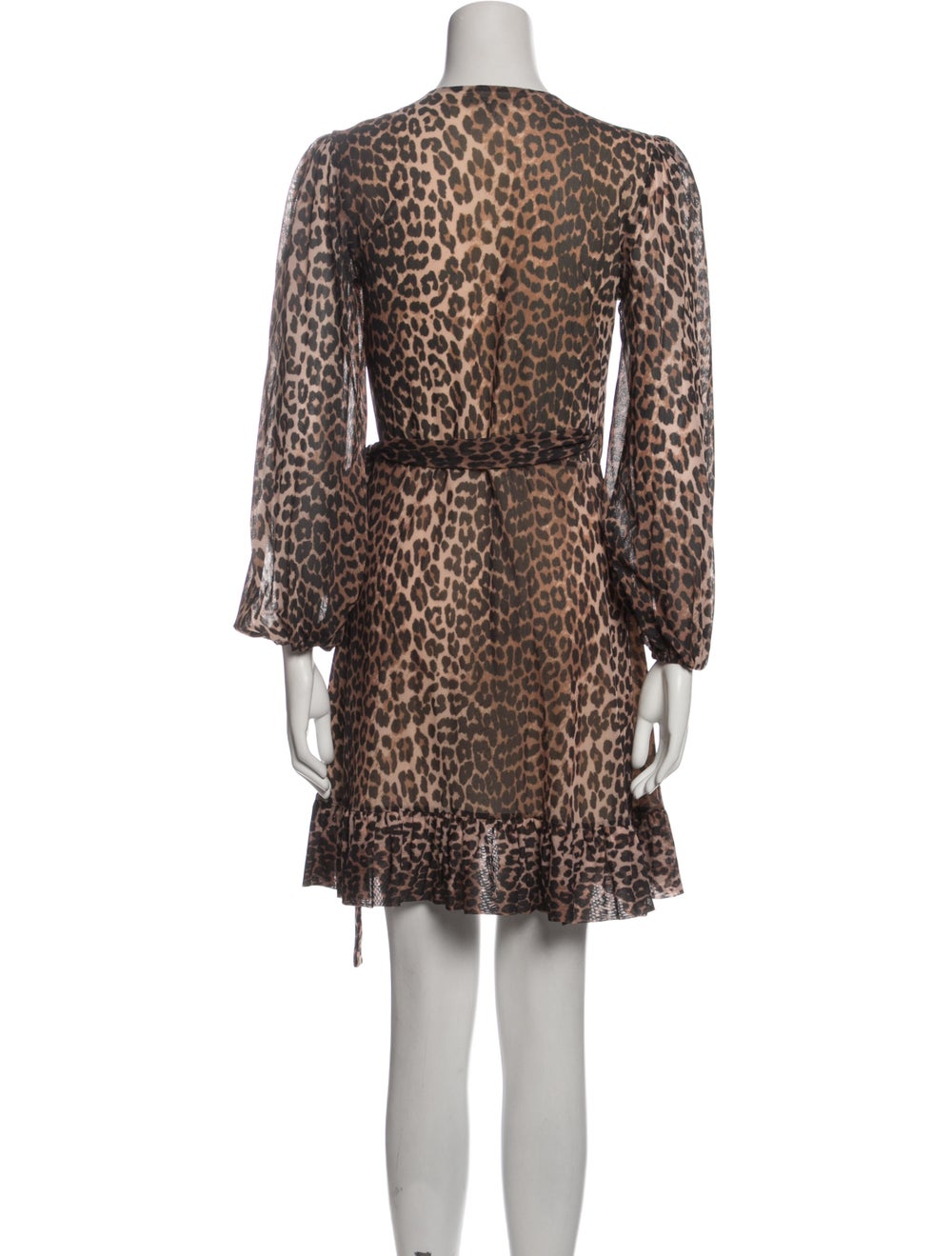 Ganni Animal Print Mini Dress - image 3