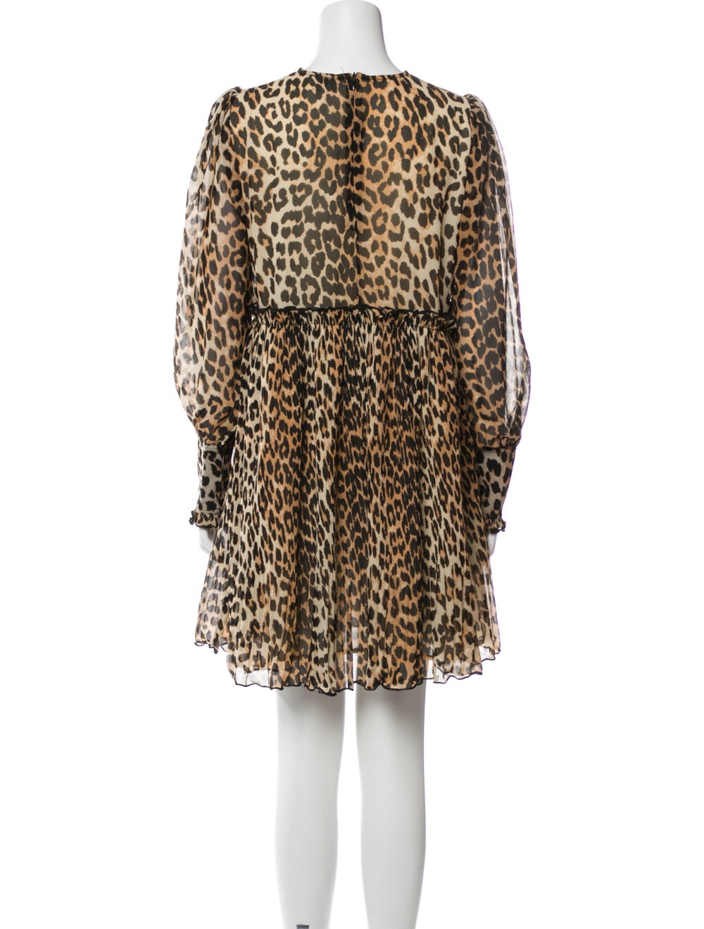 Ganni Animal Print Mini Dress - image 3