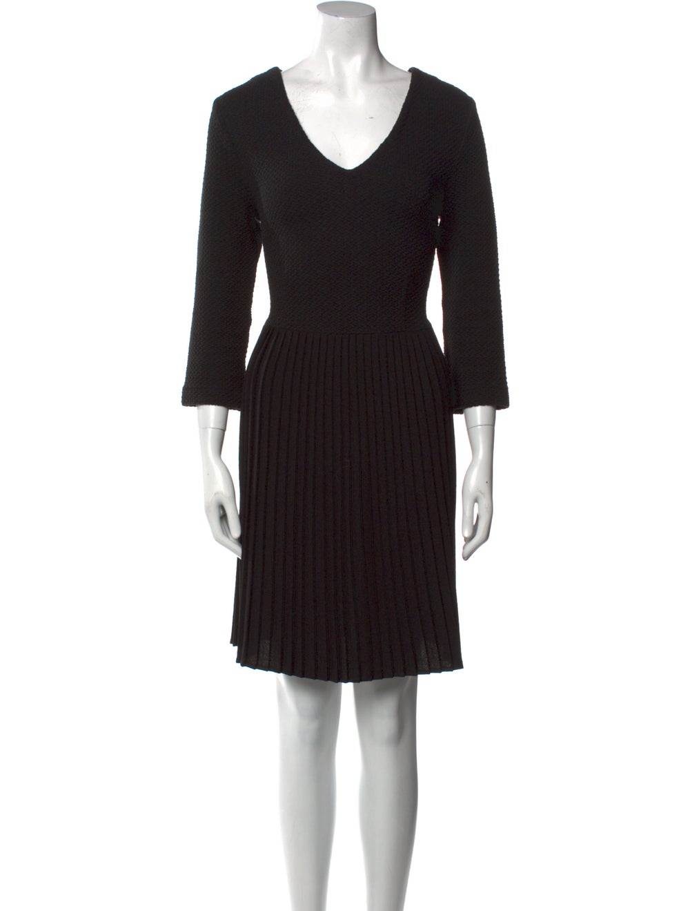 Ganni V-Neck Mini Dress - image 1