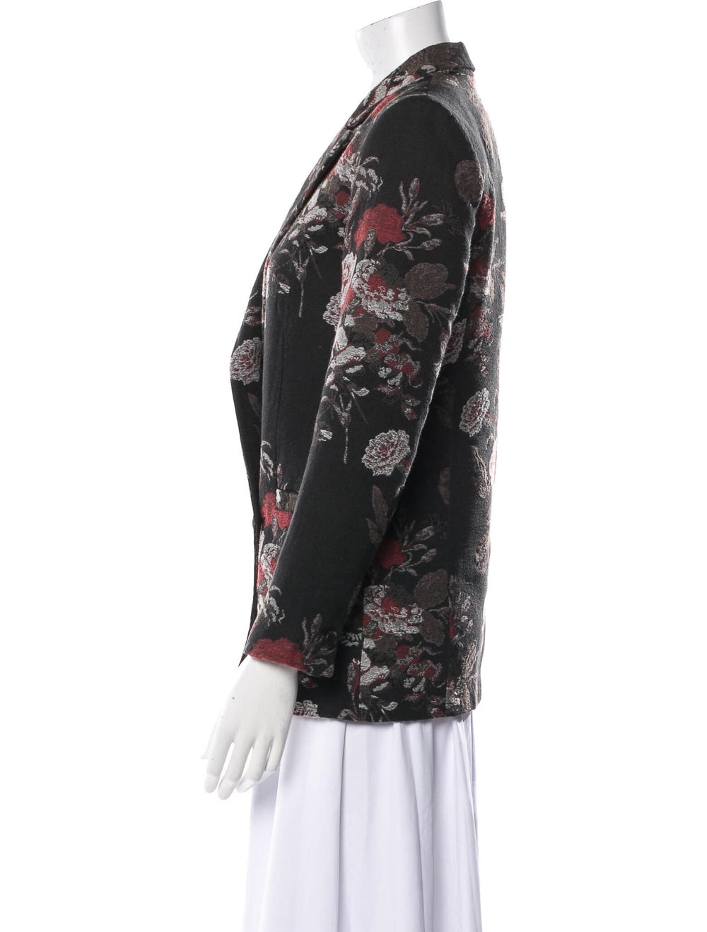 Ganni Floral Print Blazer - image 2