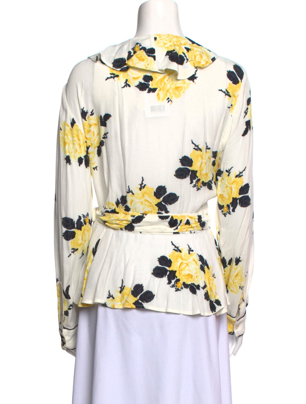 Ganni Printed Long Sleeve Blouse - image 3