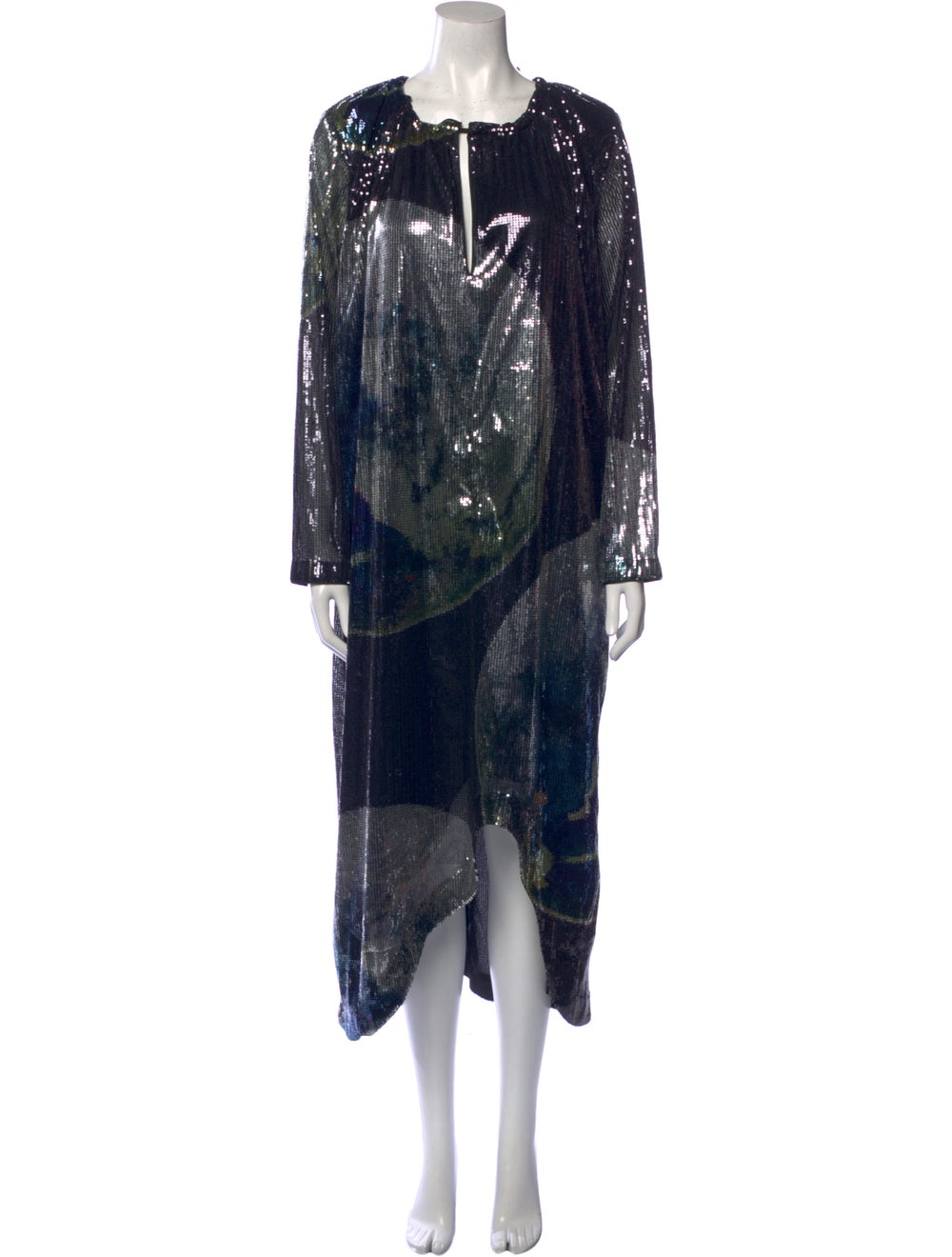Ganni Printed Long Dress - image 1