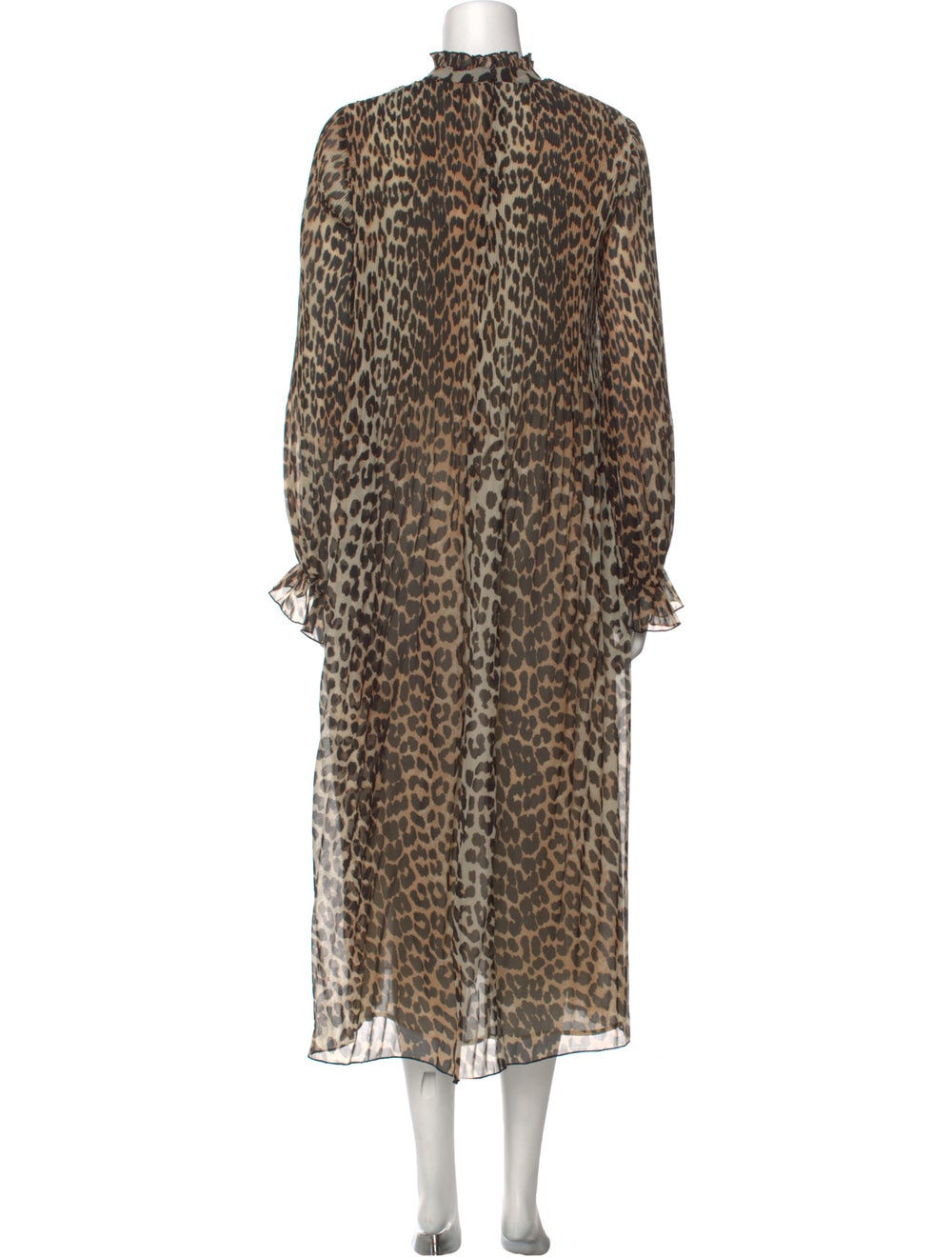 Ganni Animal Print Long Dress - image 3
