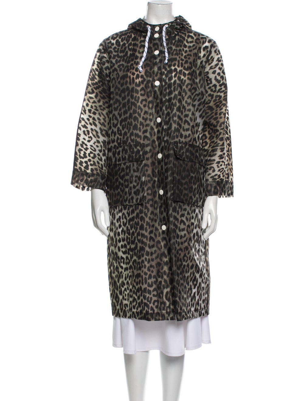 Ganni Animal Print Coat w/ Tags - image 1