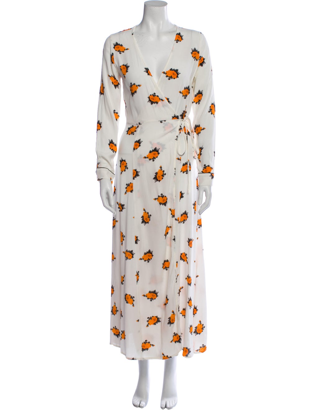 Ganni Floral Print Long Dress - image 1