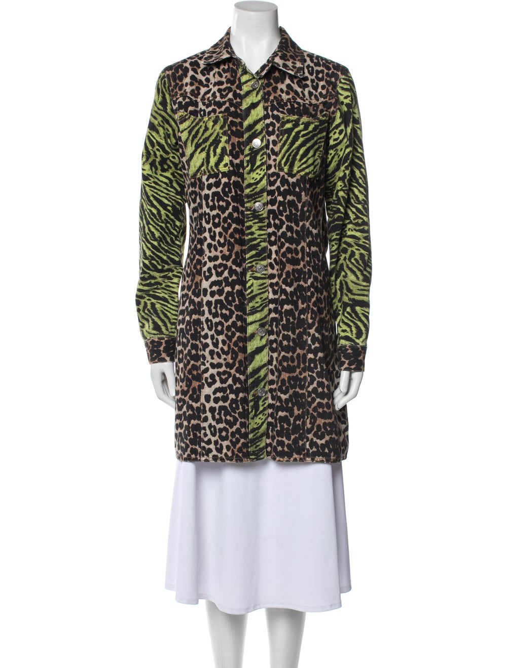 Ganni Animal Print Evening Jacket - image 1