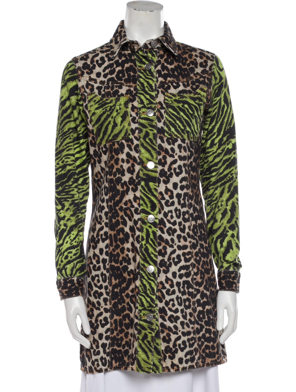 Ganni Animal Print Evening Jacket - image 1