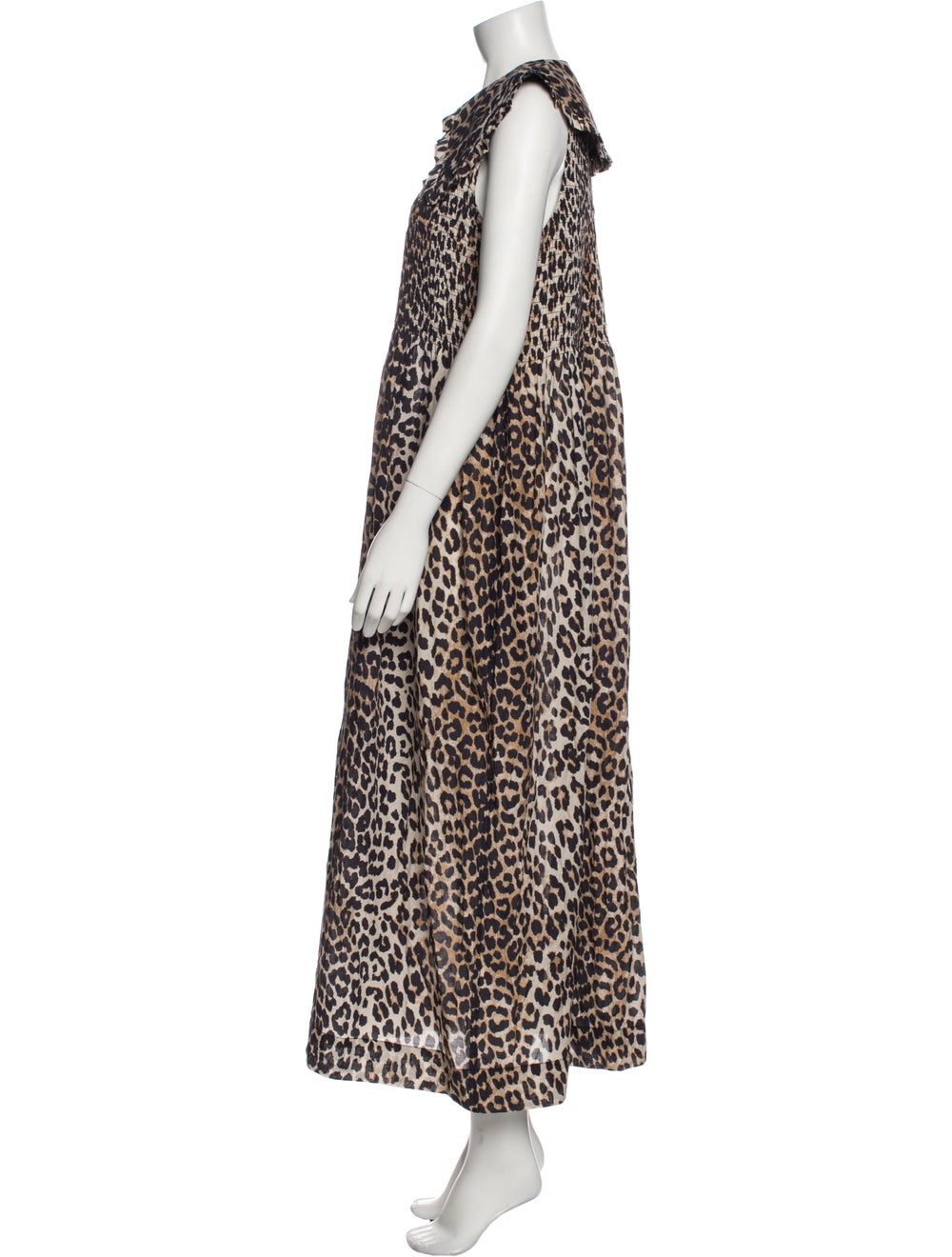 Ganni Animal Print Long Dress - image 2