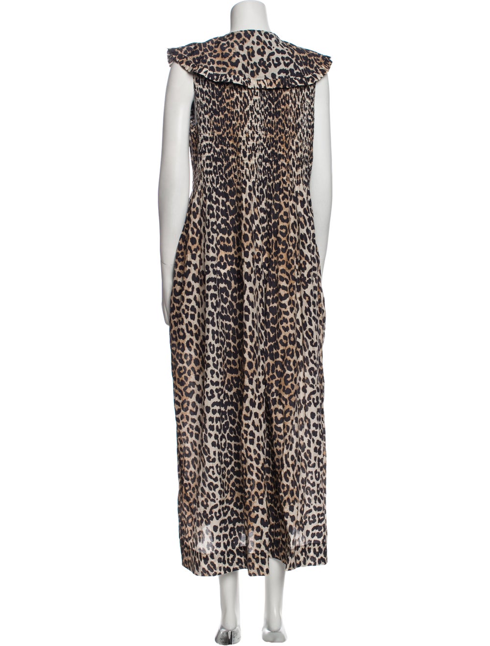 Ganni Animal Print Long Dress - image 3
