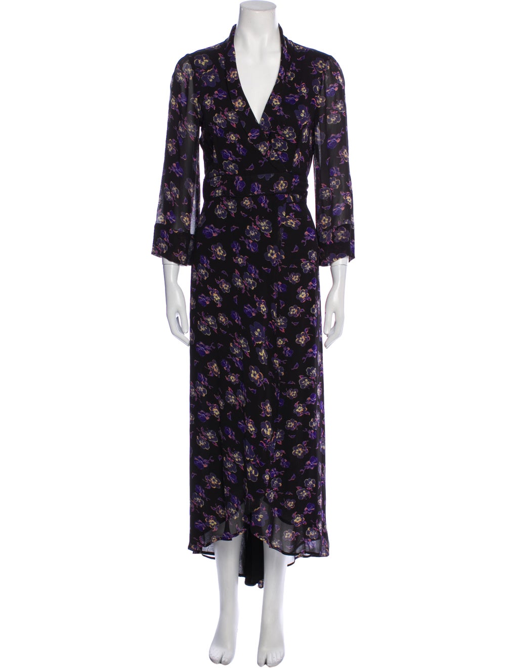 Ganni Floral Print Long Dress - image 1