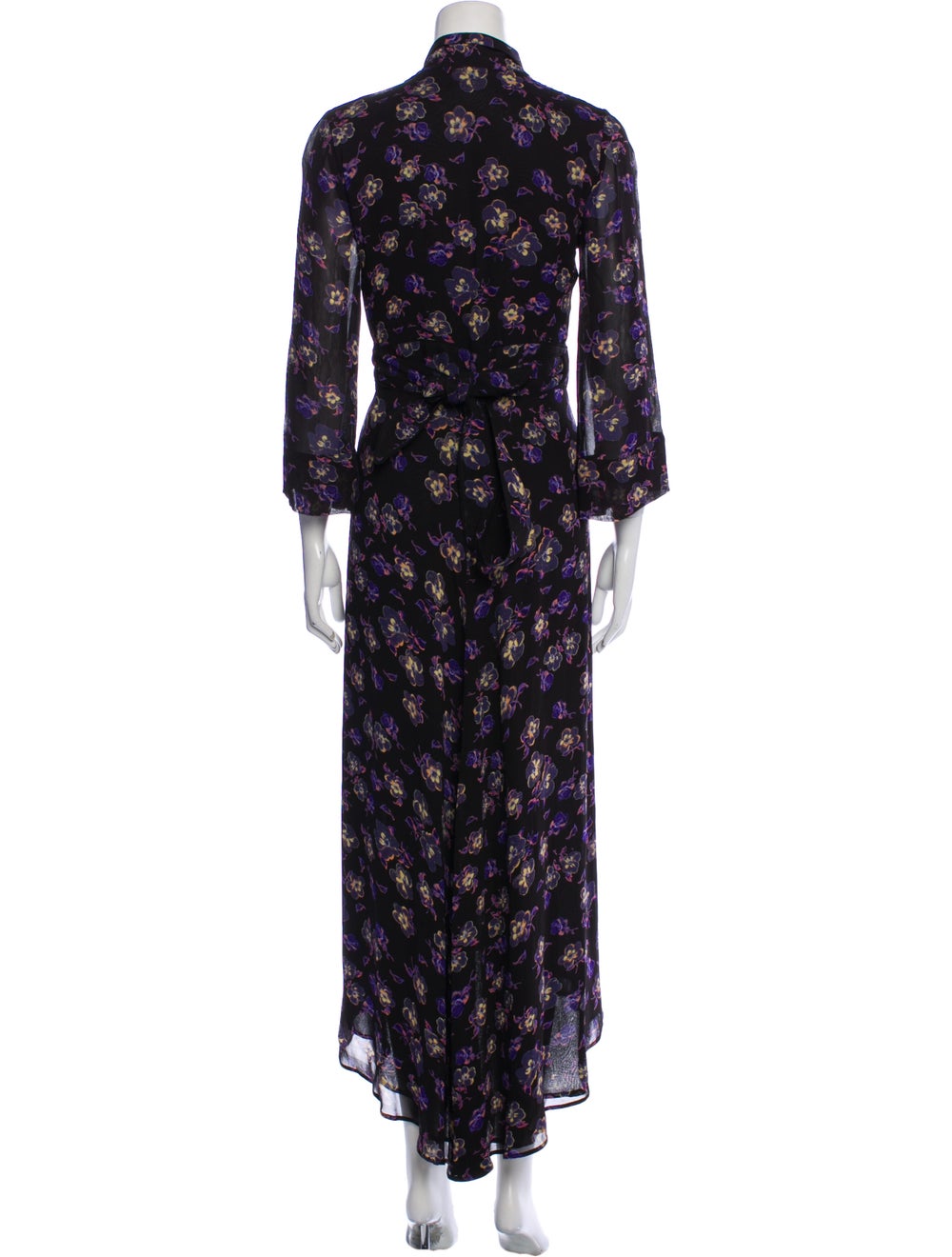 Ganni Floral Print Long Dress - image 3