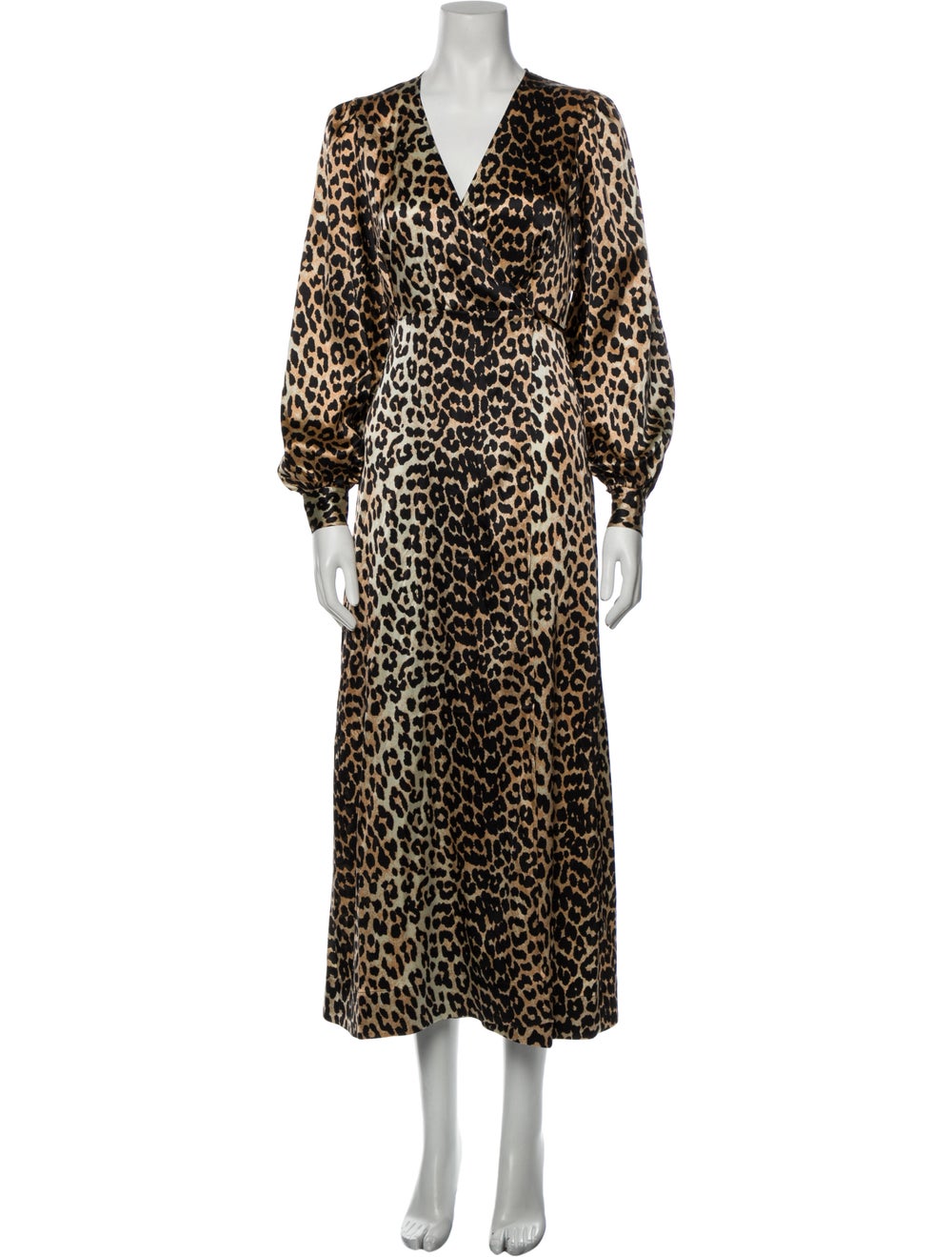 Ganni Silk Long Dress - image 4