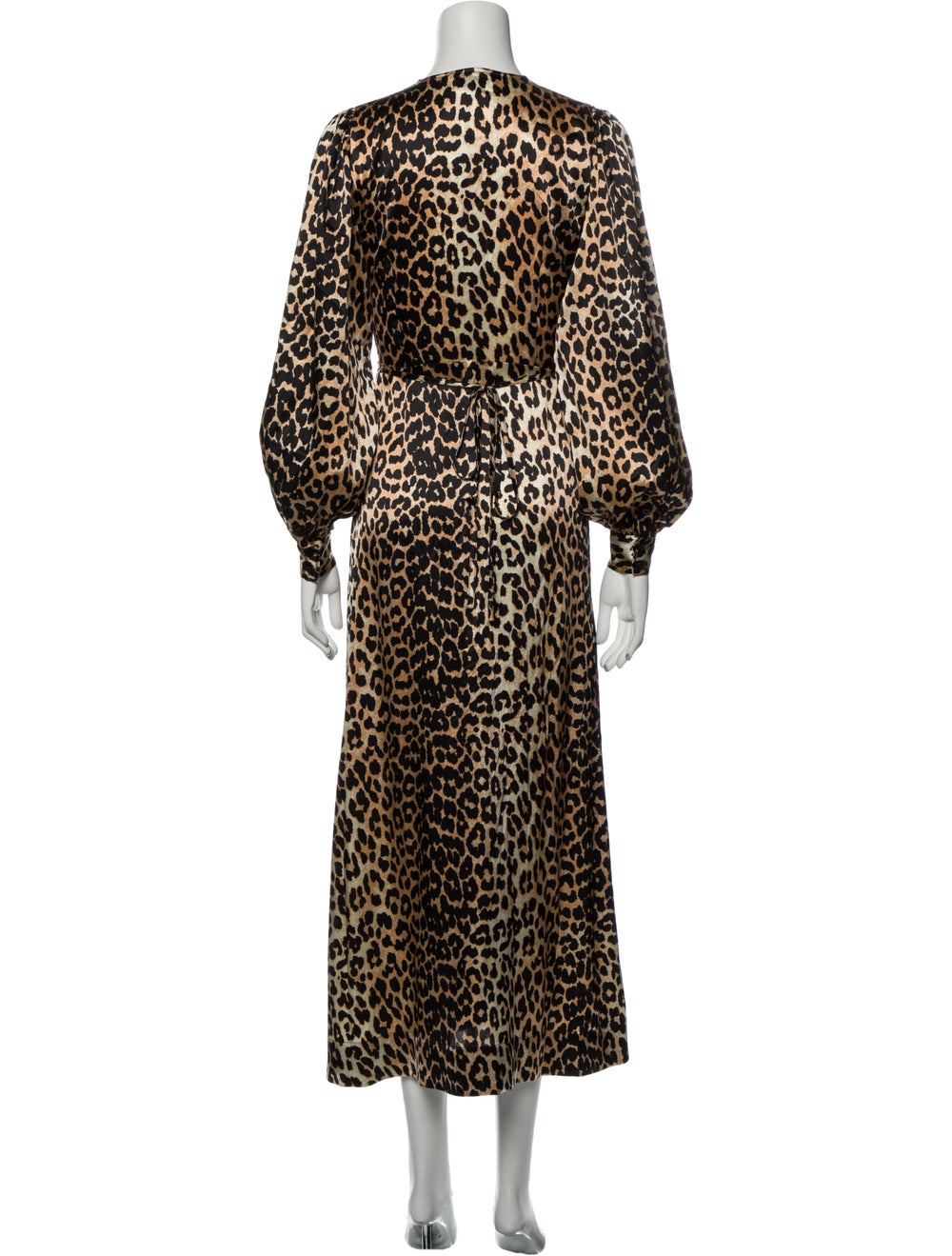 Ganni Silk Long Dress - image 6