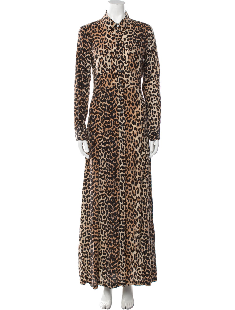 Ganni Silk Long Dress - image 1