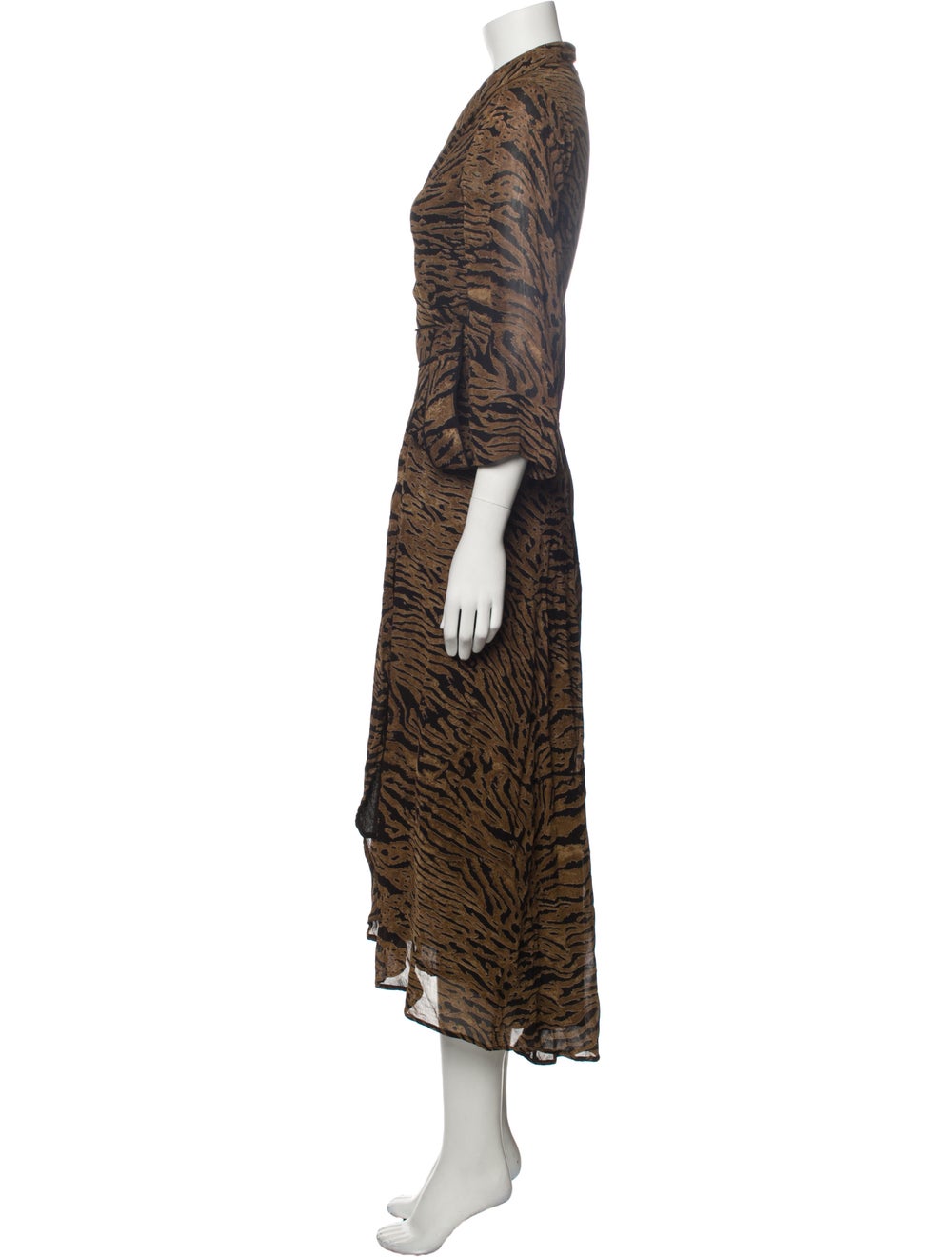 Ganni Animal Print Long Dress - image 2