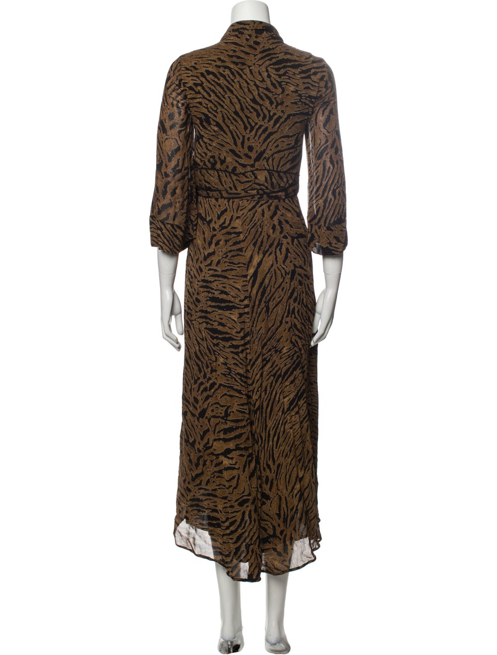 Ganni Animal Print Long Dress - image 3