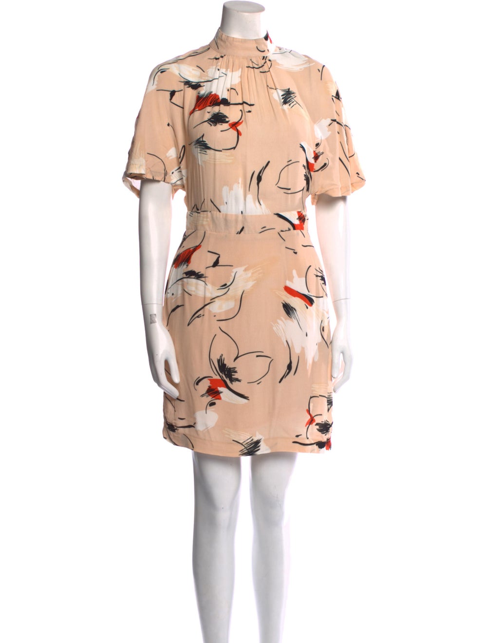 Ganni Floral Print Mini Dress - image 1