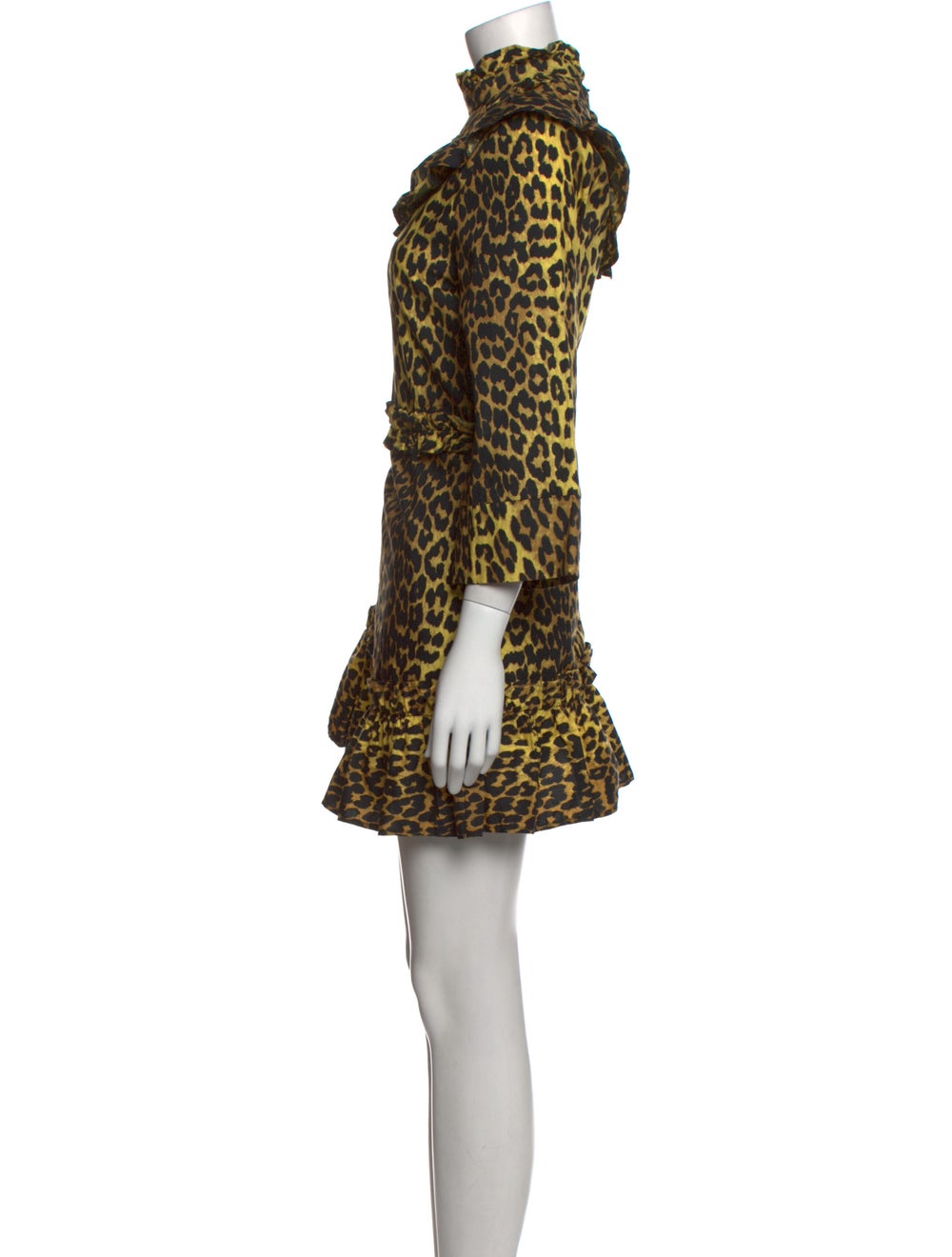 Ganni Animal Print Mini Dress - image 2