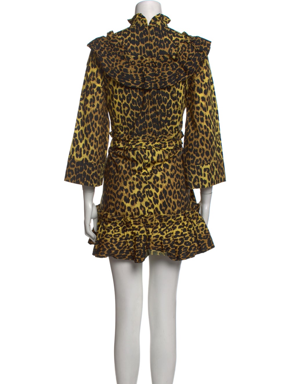 Ganni Animal Print Mini Dress - image 3
