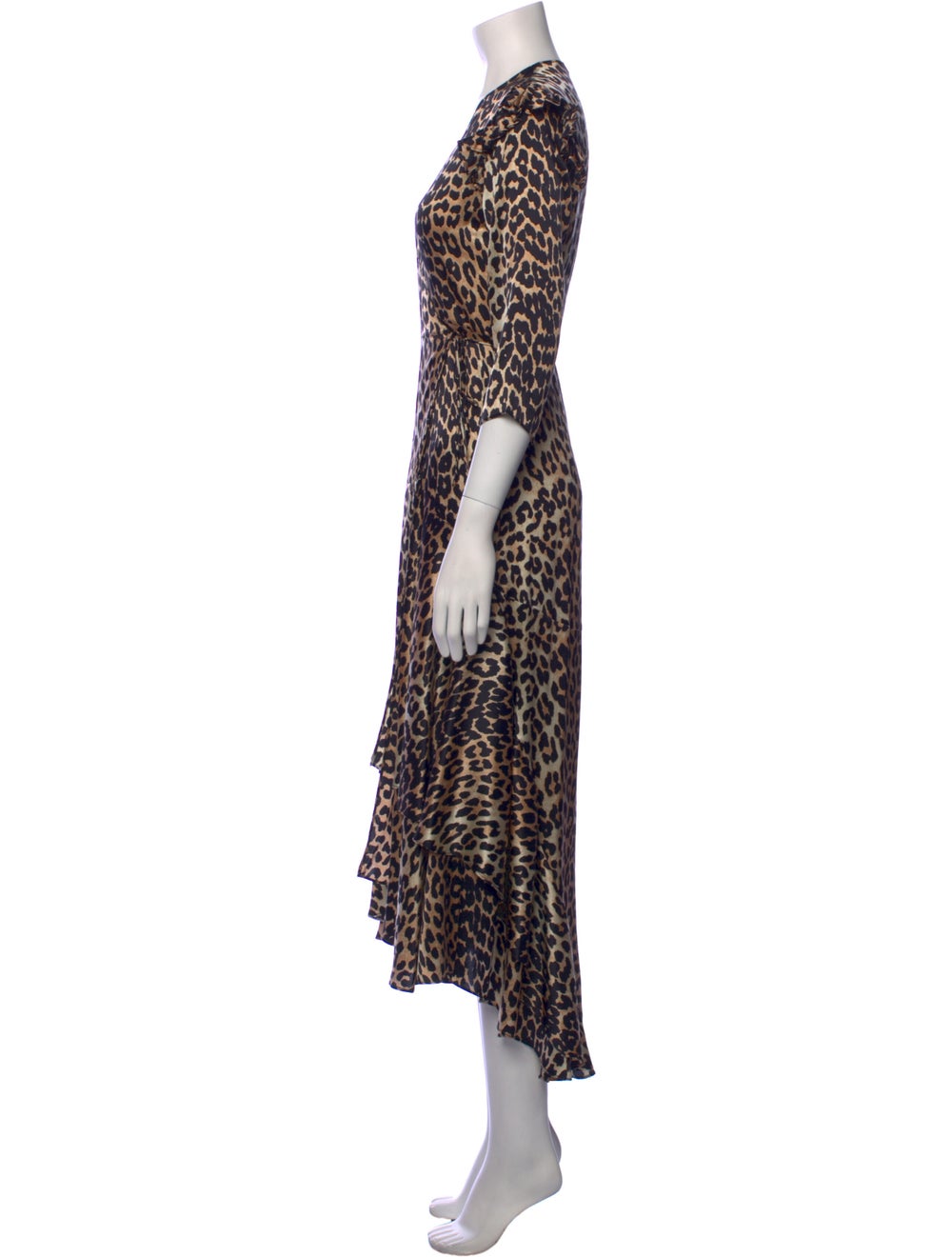 Ganni Animal Print Long Dress - image 2